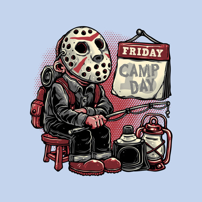 Friday Is Camp Day-None-Fleece-Blanket-glitchygorilla