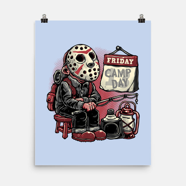 Friday Is Camp Day-None-Matte-Poster-glitchygorilla