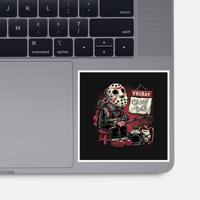 Friday Is Camp Day-None-Glossy-Sticker-glitchygorilla