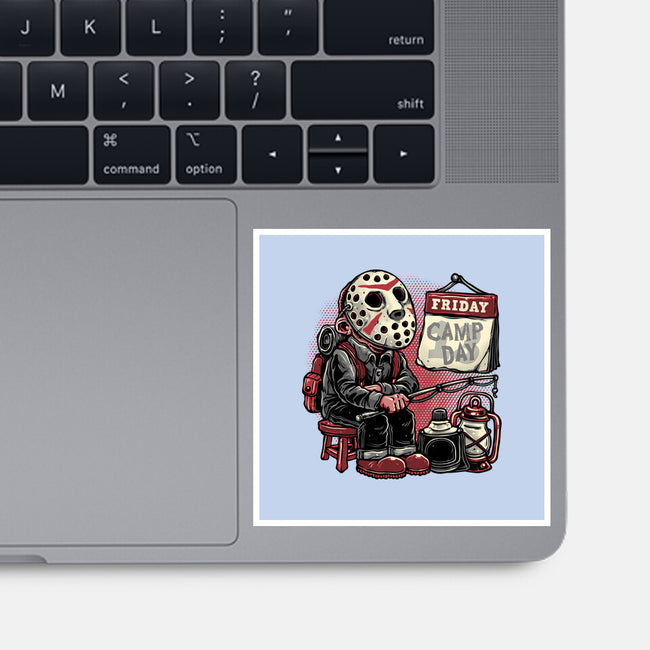 Friday Is Camp Day-None-Glossy-Sticker-glitchygorilla