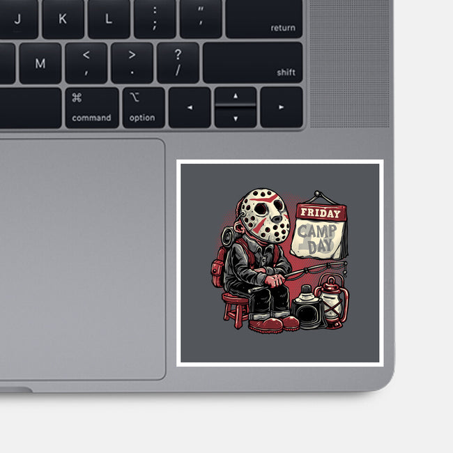 Friday Is Camp Day-None-Glossy-Sticker-glitchygorilla
