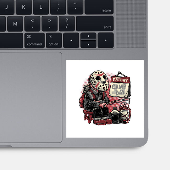 Friday Is Camp Day-None-Glossy-Sticker-glitchygorilla