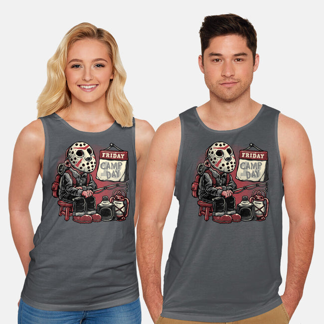 Friday Is Camp Day-Unisex-Basic-Tank-glitchygorilla