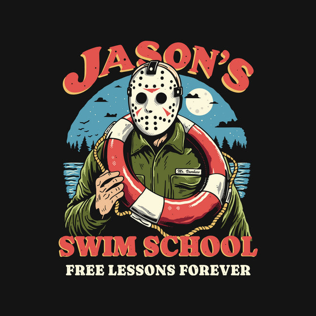 Jason's Swim School-None-Fleece-Blanket-Marinho