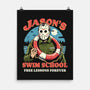 Jason's Swim School-None-Matte-Poster-Marinho