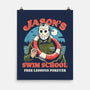 Jason's Swim School-None-Matte-Poster-Marinho