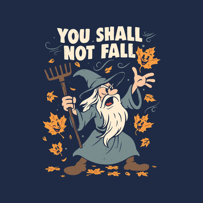 You Shall Not Fall-Womens-Fitted-Tee-Marinho