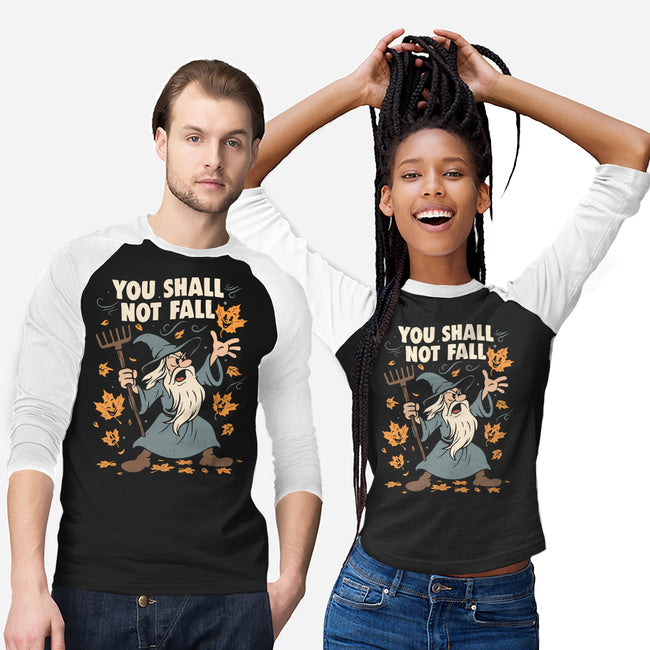You Shall Not Fall-Unisex-Baseball-Tee-Marinho