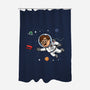Outer Office Space-None-Polyester-Shower Curtain-Boggs Nicolas