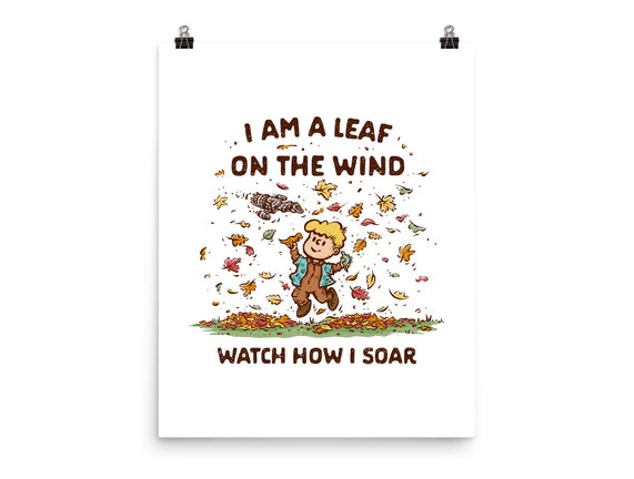 Autumn Leaves On The Wind