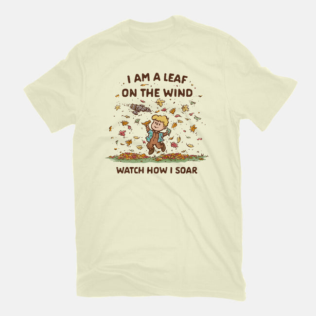 Autumn Leaves On The Wind-Mens-Basic-Tee-kg07