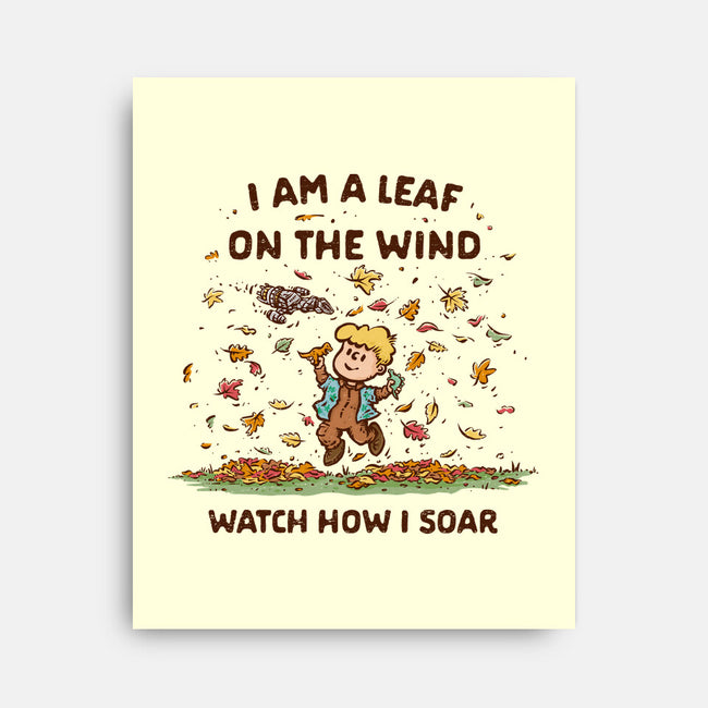 Autumn Leaves On The Wind-None-Stretched-Canvas-kg07