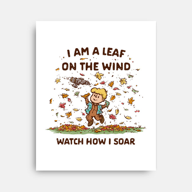 Autumn Leaves On The Wind-None-Stretched-Canvas-kg07