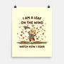 Autumn Leaves On The Wind-None-Matte-Poster-kg07