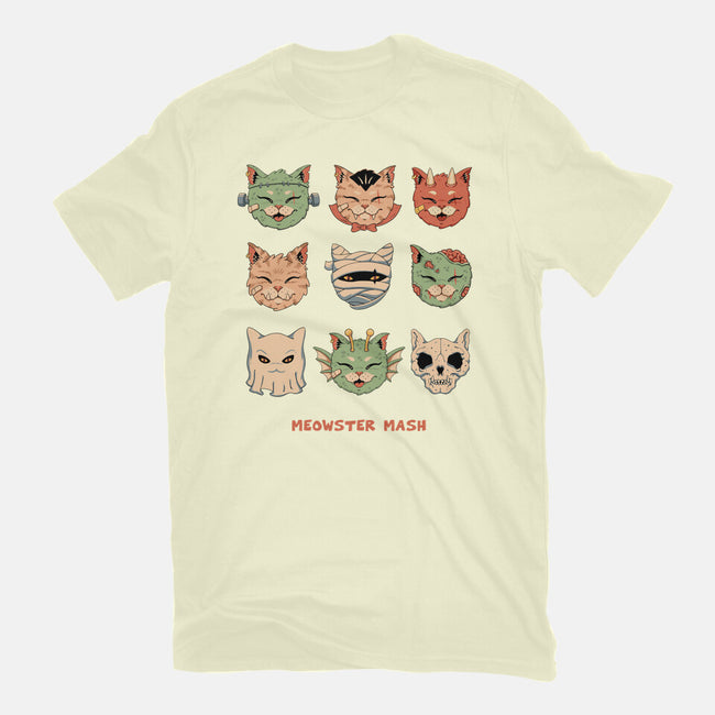 Meowster Mash-Mens-Basic-Tee-vp021