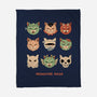Meowster Mash-None-Fleece-Blanket-vp021