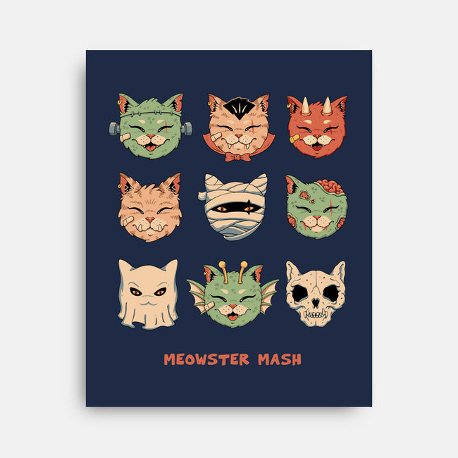 Meowster Mash-None-Stretched-Canvas-vp021