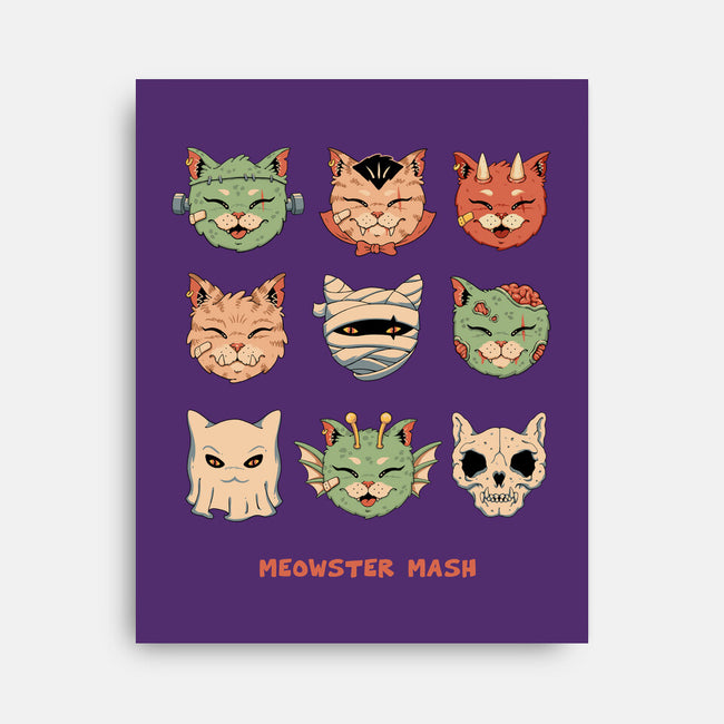 Meowster Mash-None-Stretched-Canvas-vp021