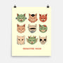 Meowster Mash-None-Matte-Poster-vp021