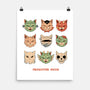 Meowster Mash-None-Matte-Poster-vp021