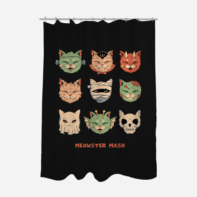 Meowster Mash-None-Polyester-Shower Curtain-vp021