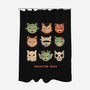 Meowster Mash-None-Polyester-Shower Curtain-vp021