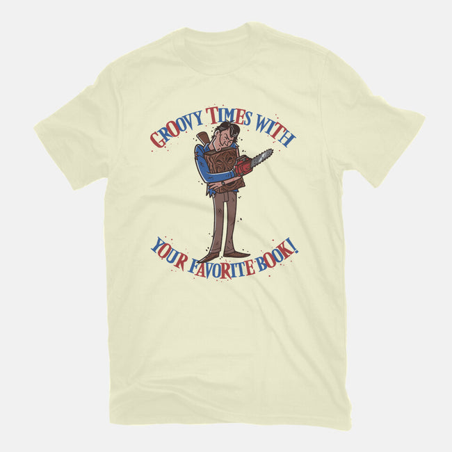 Groovy Book-Mens-Basic-Tee-Getsousa!