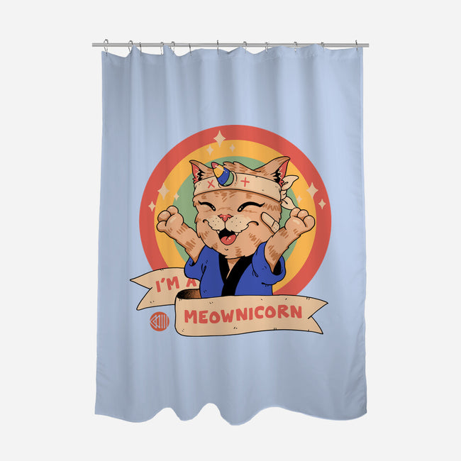 Meow-nicorn-None-Polyester-Shower Curtain-vp021