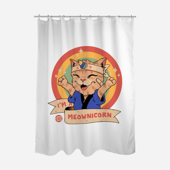 Meow-nicorn-None-Polyester-Shower Curtain-vp021