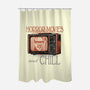 Horror Movies And Chill-None-Polyester-Shower Curtain-glitchygorilla