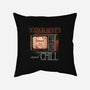 Horror Movies And Chill-None-Removable Cover w Insert-Throw Pillow-glitchygorilla