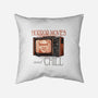 Horror Movies And Chill-None-Removable Cover w Insert-Throw Pillow-glitchygorilla