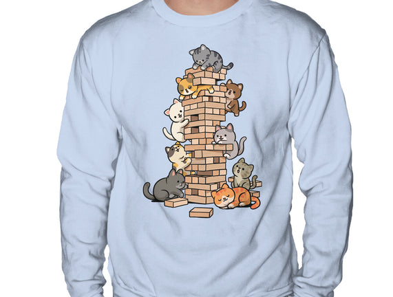 Cat Jenga Tower