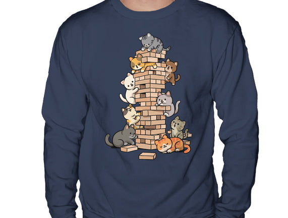 Cat Jenga Tower