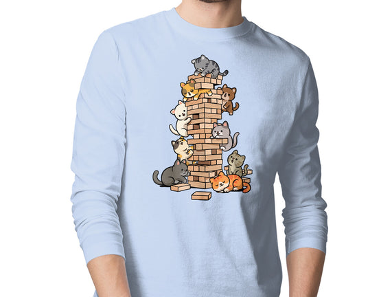 Cat Jenga Tower