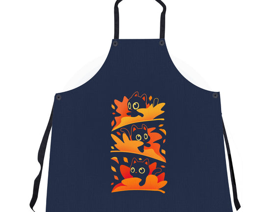 Flying Autumn Kittens