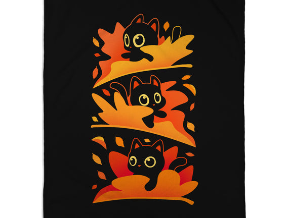 Flying Autumn Kittens