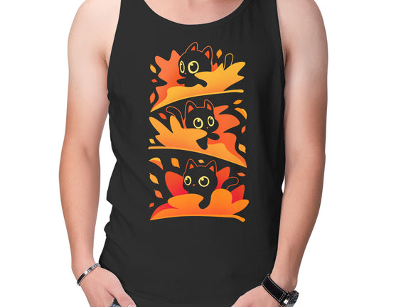 Flying Autumn Kittens