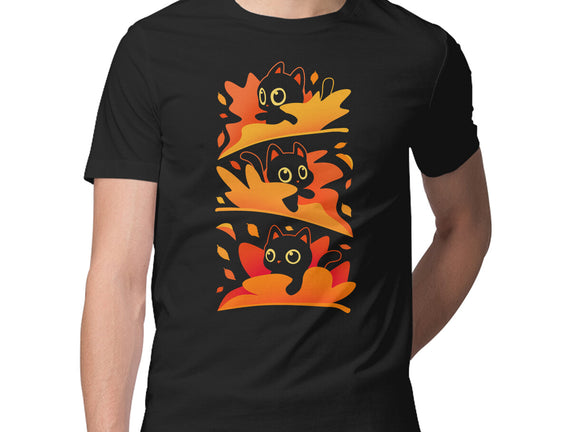 Flying Autumn Kittens