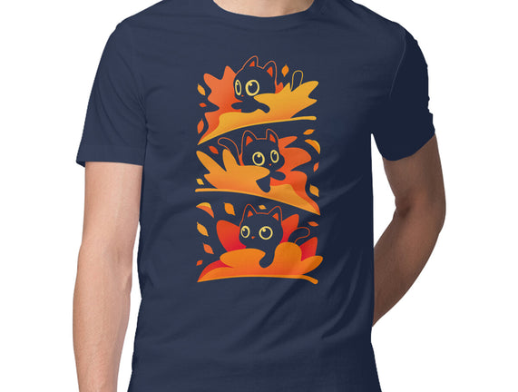 Flying Autumn Kittens