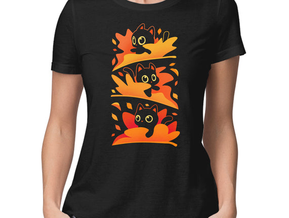 Flying Autumn Kittens