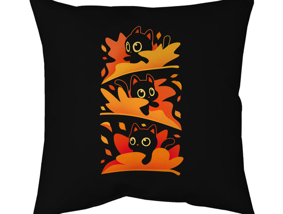 Flying Autumn Kittens