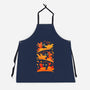 Flying Autumn Kittens-Unisex-Kitchen-Apron-erion_designs
