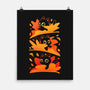 Flying Autumn Kittens-None-Matte-Poster-erion_designs