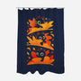 Flying Autumn Kittens-None-Polyester-Shower Curtain-erion_designs