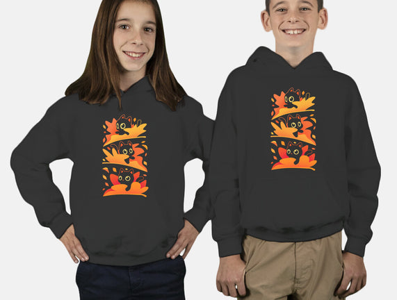 Flying Autumn Kittens