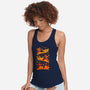 Flying Autumn Kittens-Womens-Racerback-Tank-erion_designs