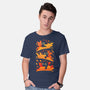 Flying Autumn Kittens-Mens-Basic-Tee-erion_designs