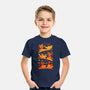Flying Autumn Kittens-Youth-Basic-Tee-erion_designs