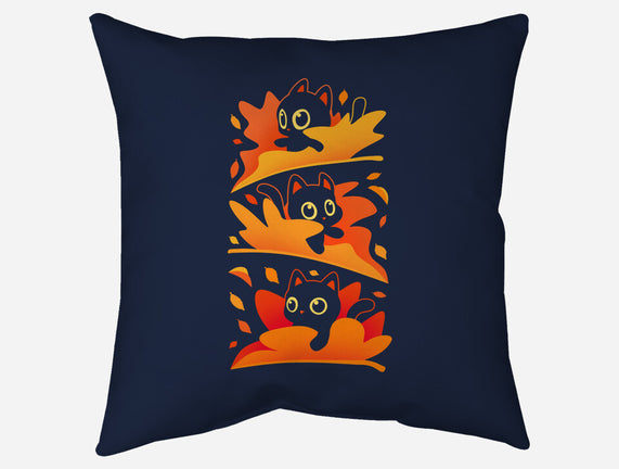 Flying Autumn Kittens